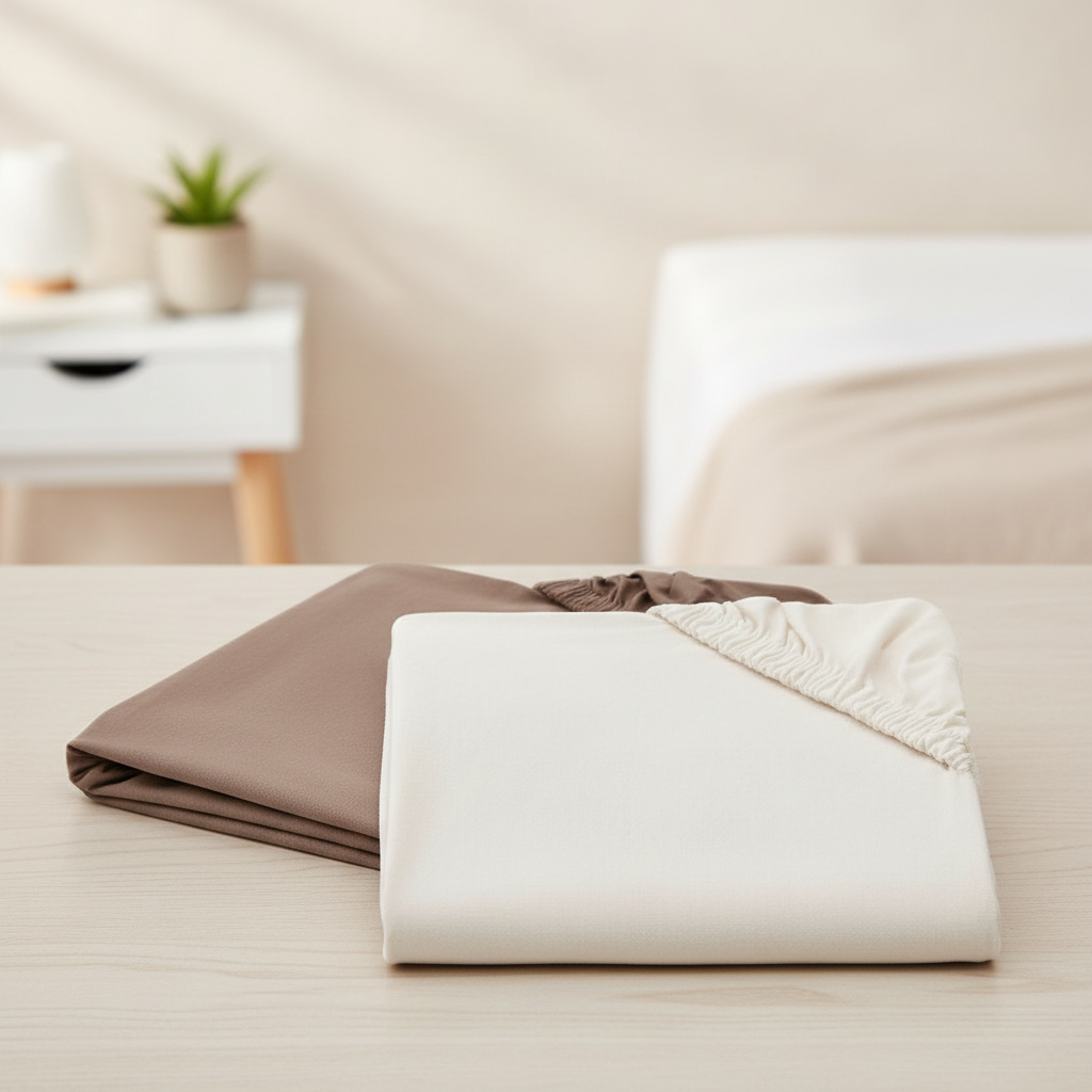 Fixleintuch Jersey 70x140cm 2er Pack Ivory, Milky Coffee #2