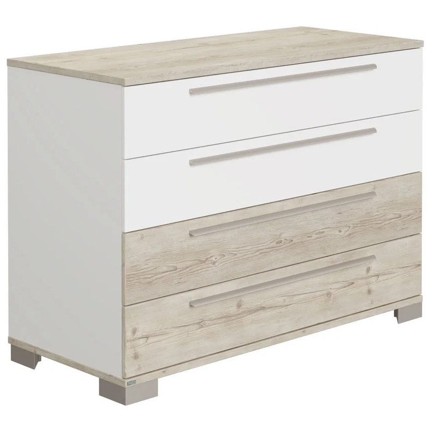Kommode Carlo Front 2x Weiss 1