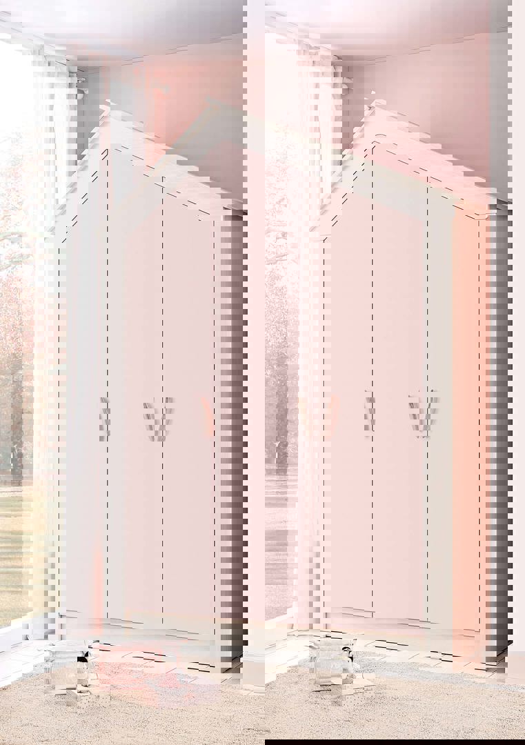 Kleiderschrank My House Pink, 3-türig 3