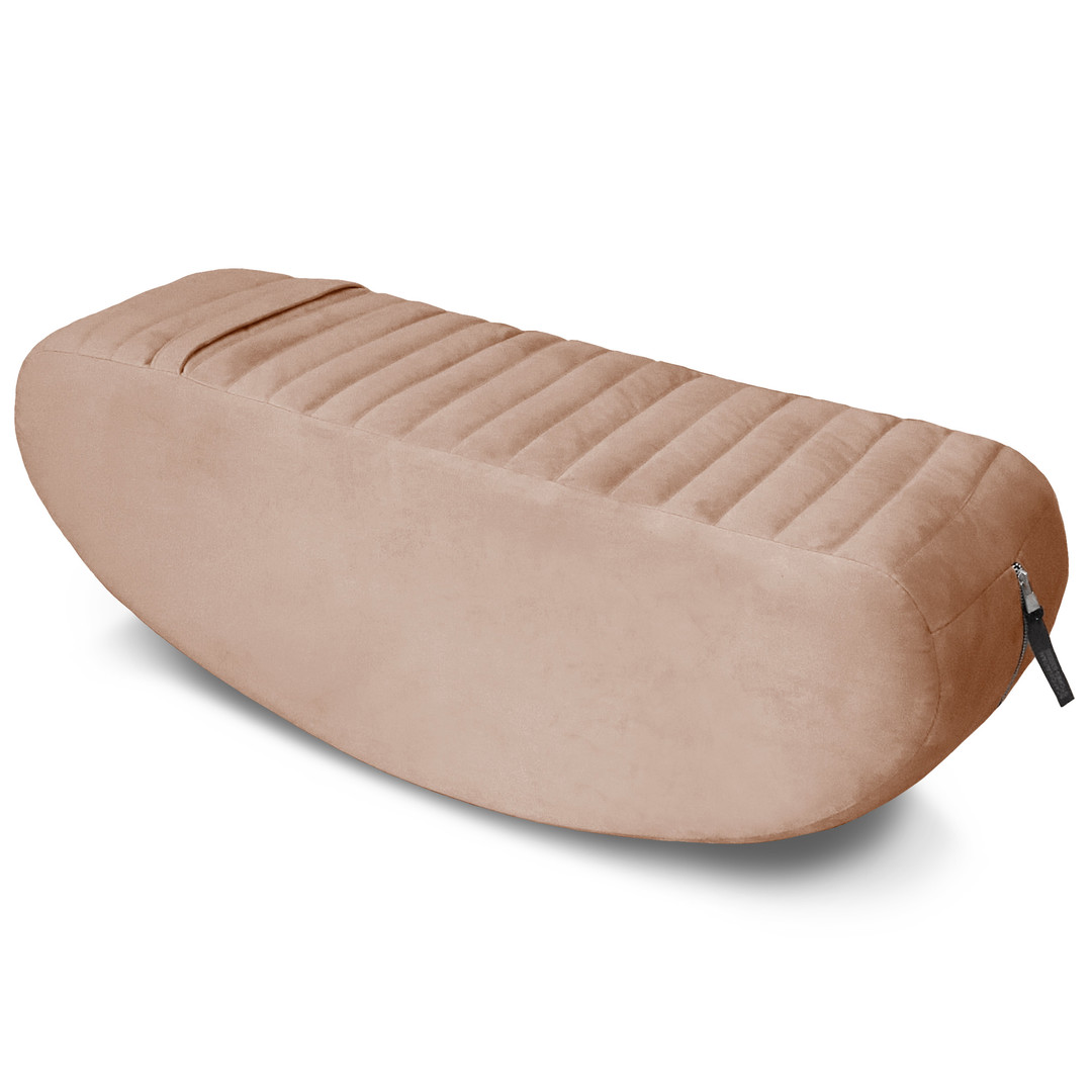 Hocker Rockme Velvet Pfirsich 1