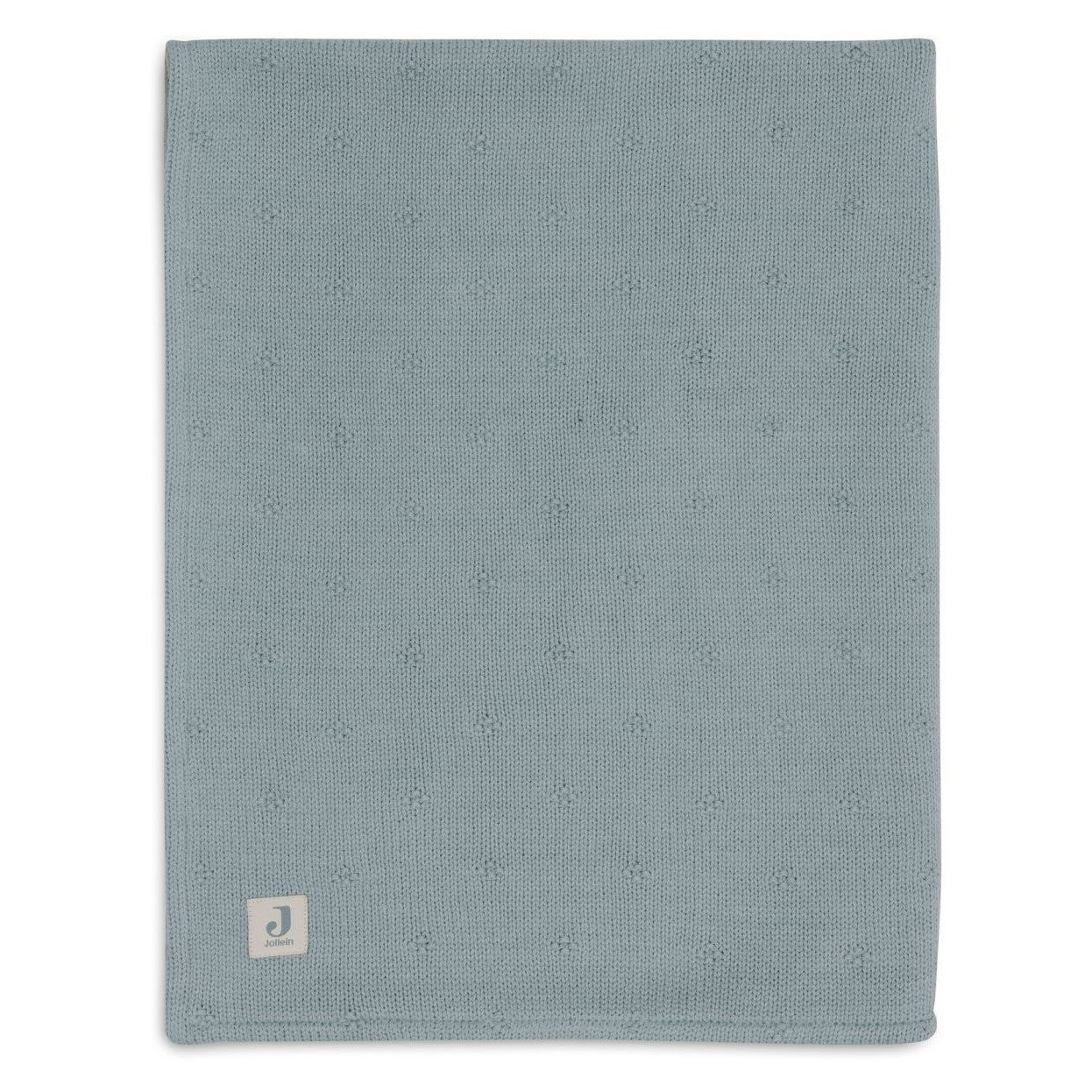 Babydecke Cosy Knit Sea Green Velvet 1
