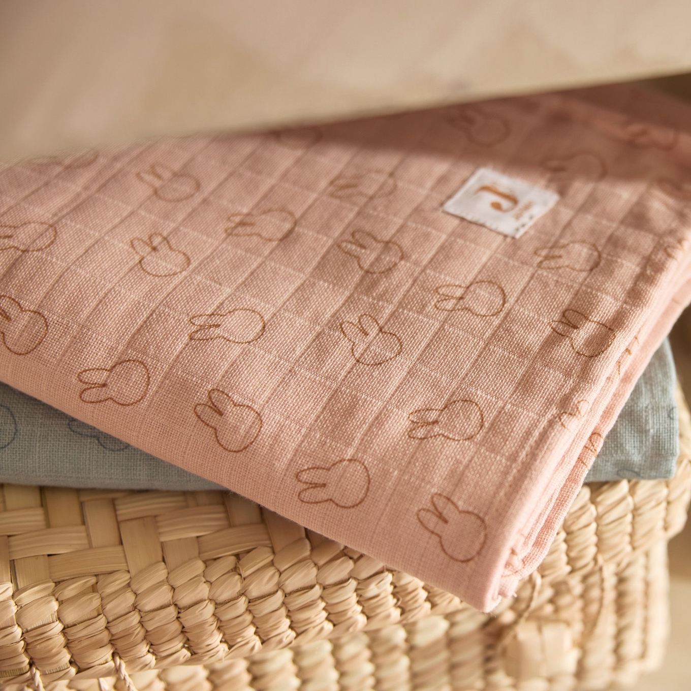 Spucktücher Miffy Wild Rose 3er Set 2
