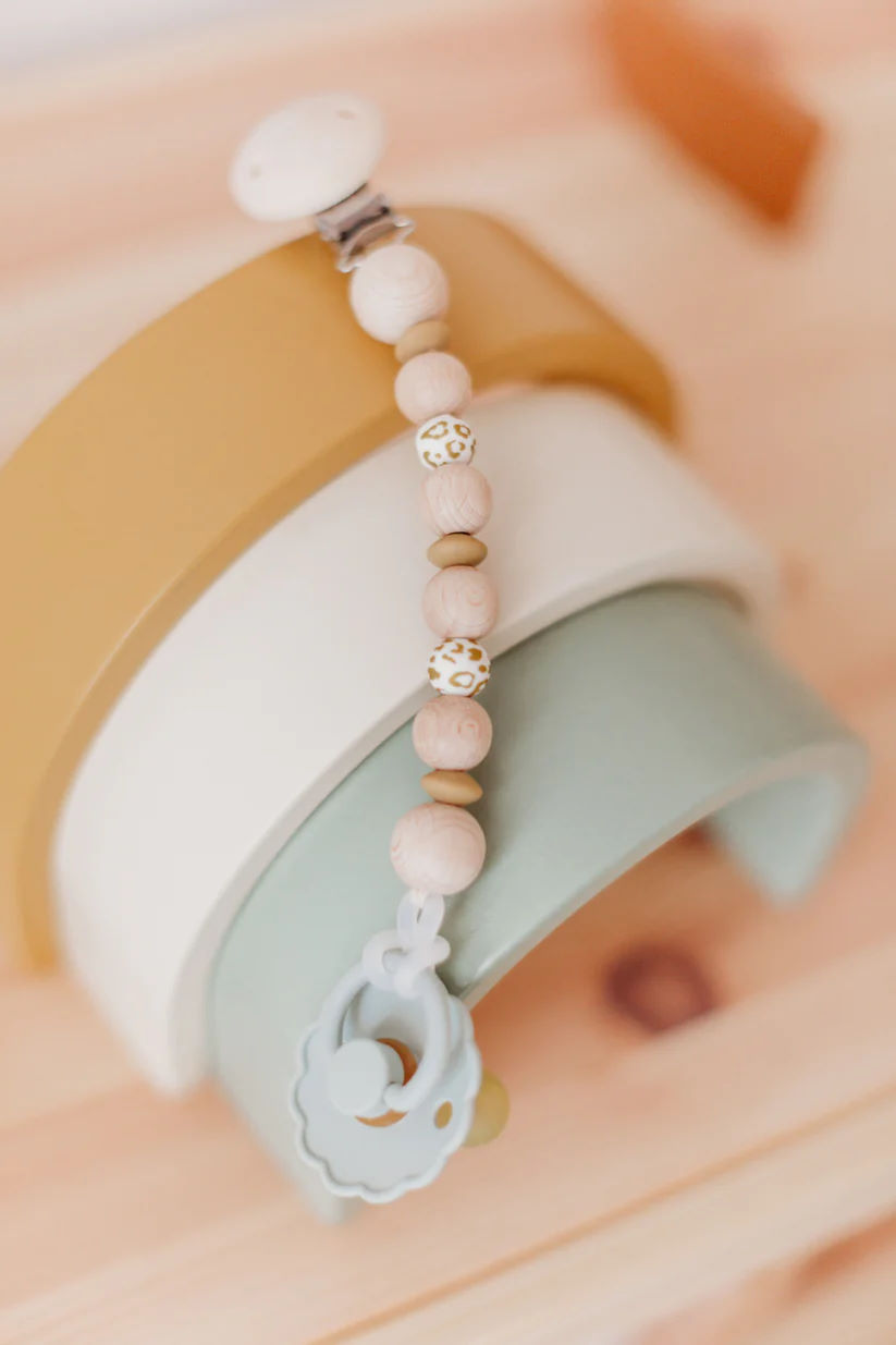 Schnullerkette Dark Sand 5