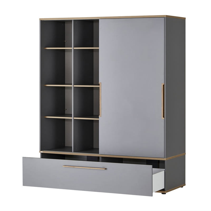 Kleiderschrank Sten Breit, mit Schiebetür 4