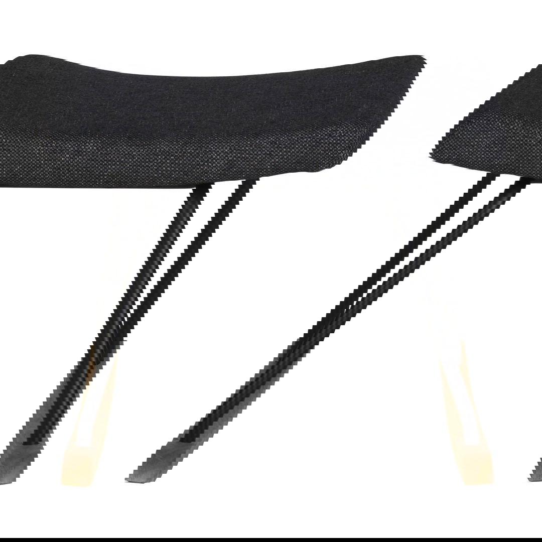 Hocker für Schaukelstuhl De Luxe Schwarz 3