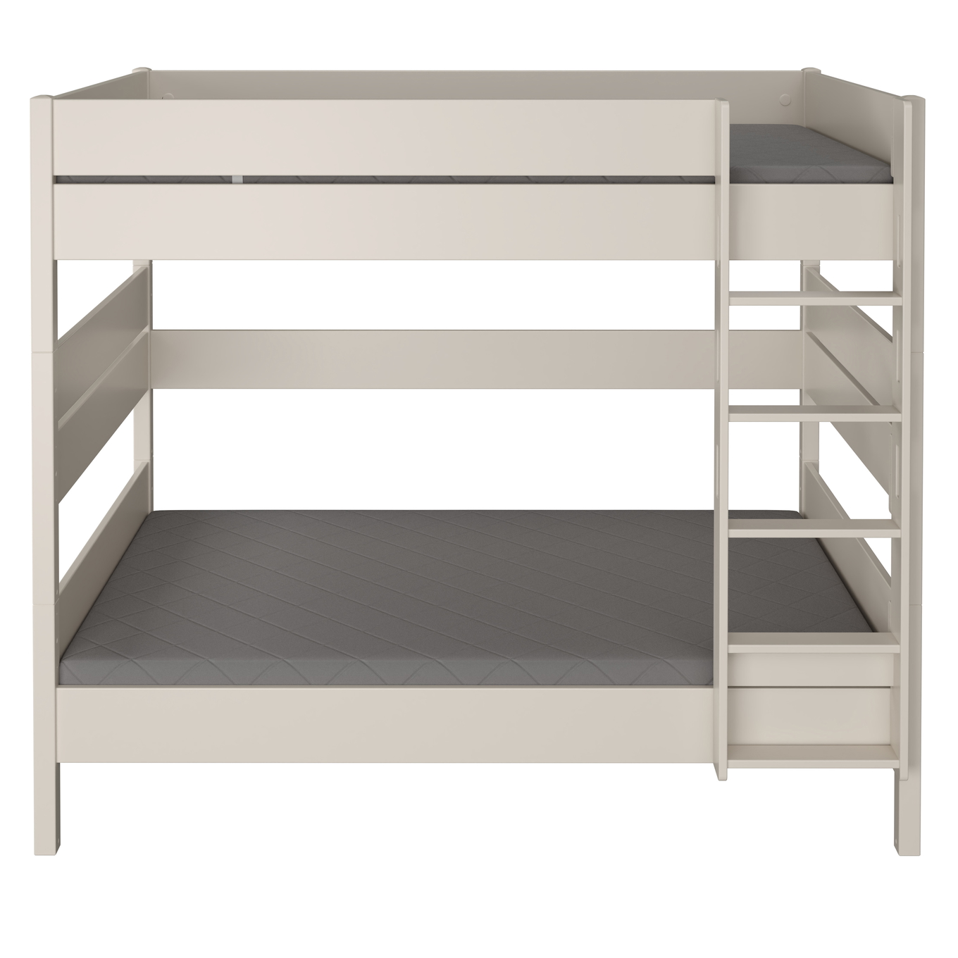 Hohes Etagenbett Tiago Beige, mit gerader Leiter, 120 x 200 cm #2