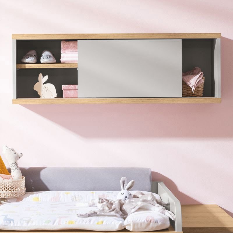 Wandregal Benne mit Schiebetür #2