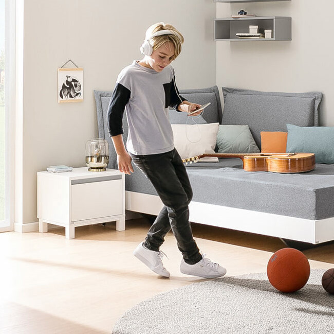 Nachttisch Olli Grau 3