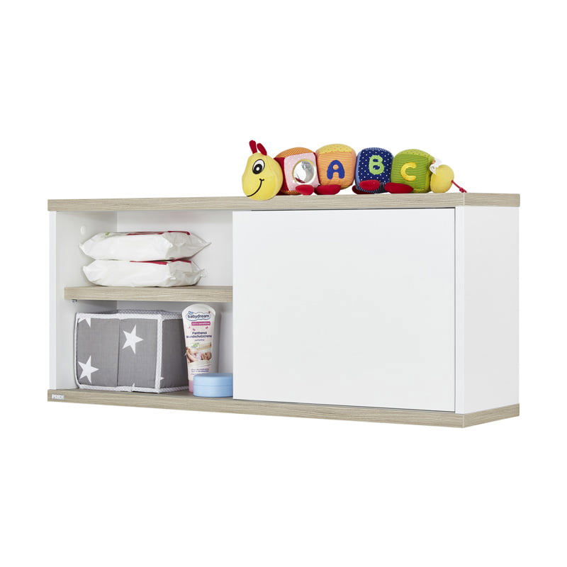 Wandregal Carlo mit Schiebetür 7