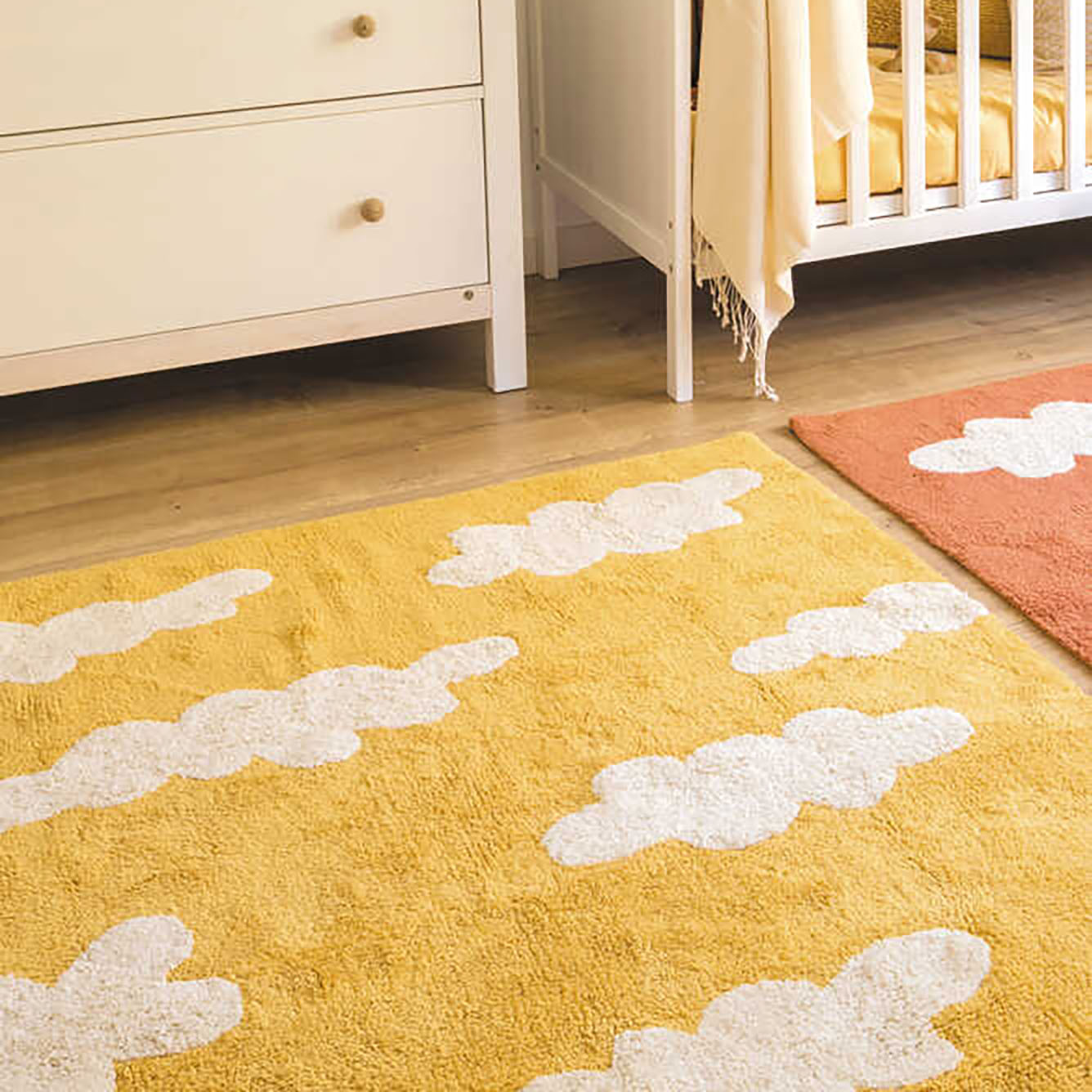 Teppich Clouds Gelb 4