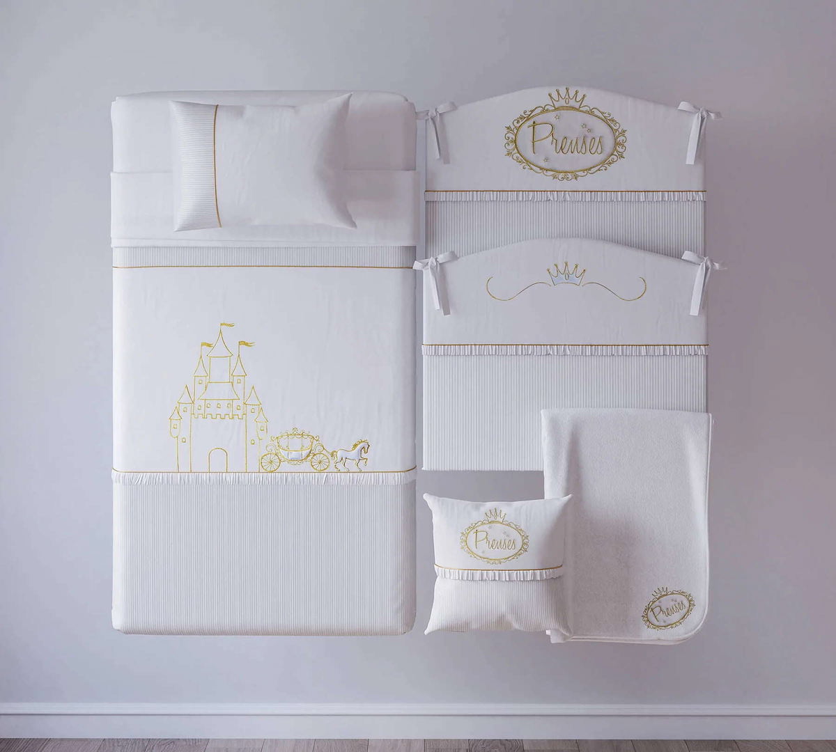 Textil-Set Princess Baby 70x130/140cm 7