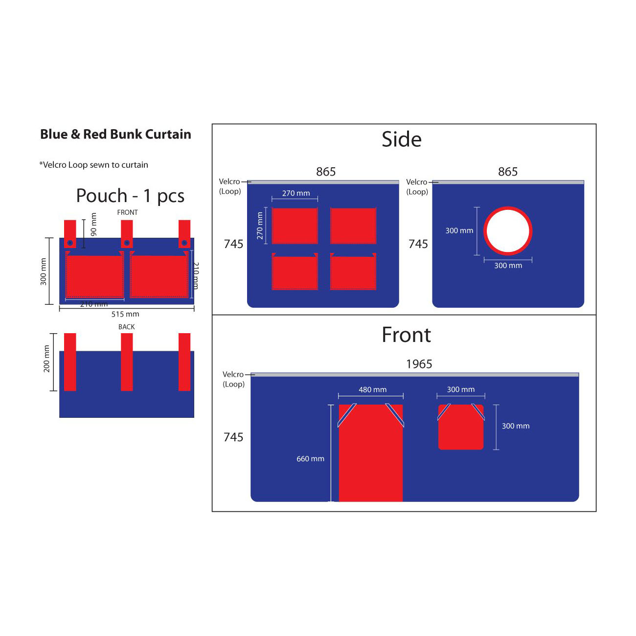 Spielvorhang Domino 1