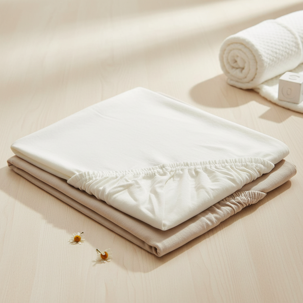 Fixleintuch Jersey 60x120cm 2er Pack Oatmeal, Sand #2