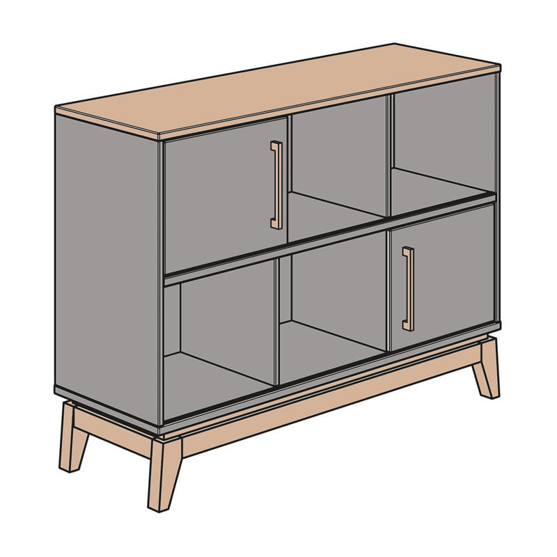 Sideboard Sten 6 Fächer 4