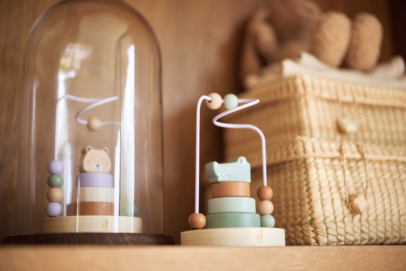 Aktivitätsspirale aus Holz Gepard 5