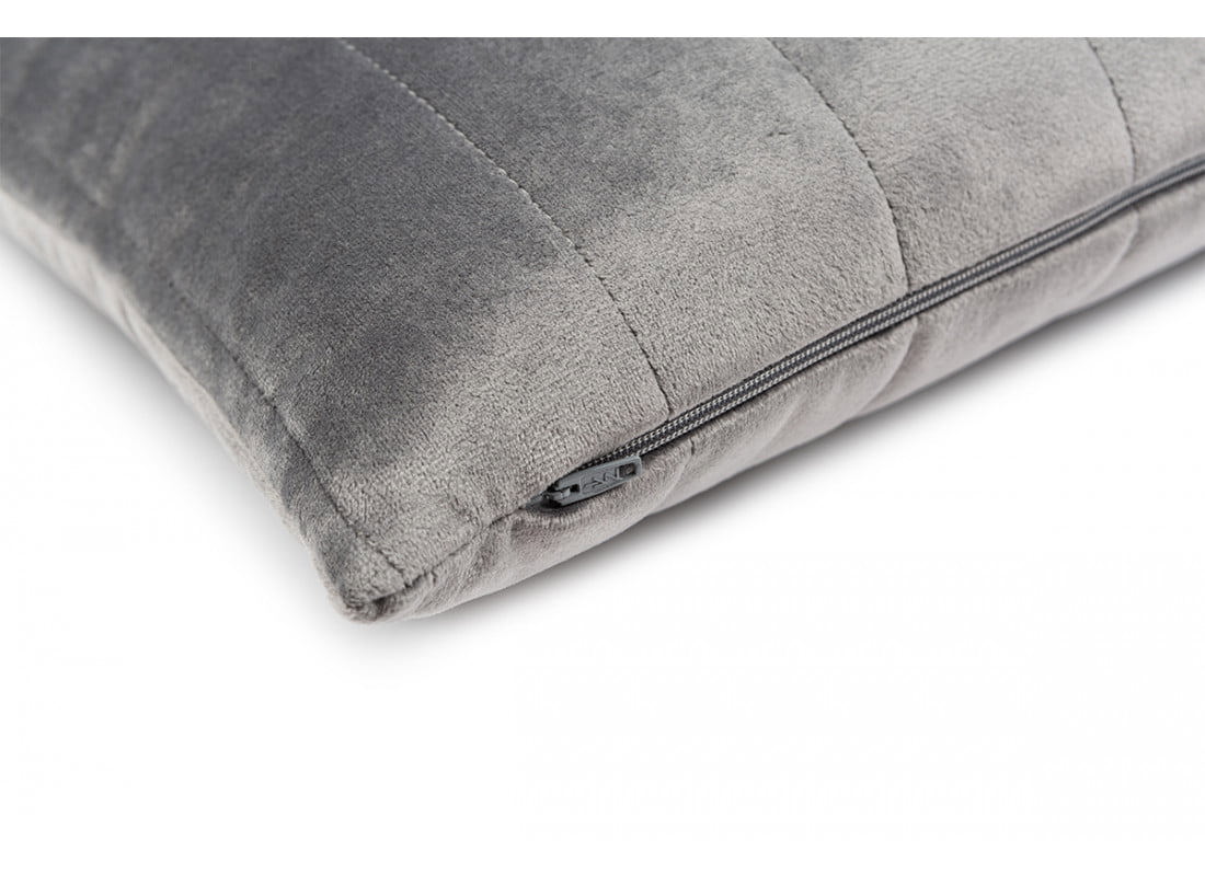 Kissen Akamba Velvet Slate Grau 3
