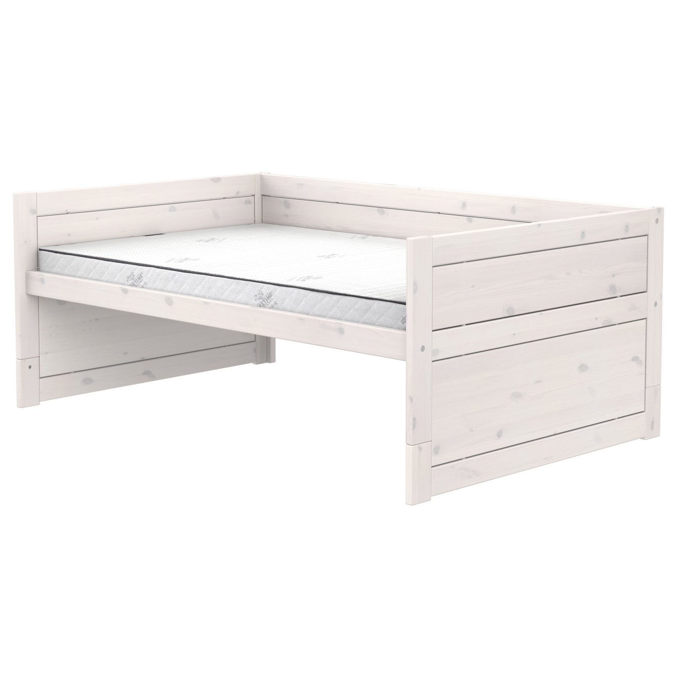 Kojenbett 120 Weiss lasiert, Rollrost 4