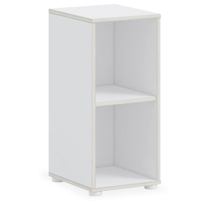 Bücherregal Montes Weiss, Schmal