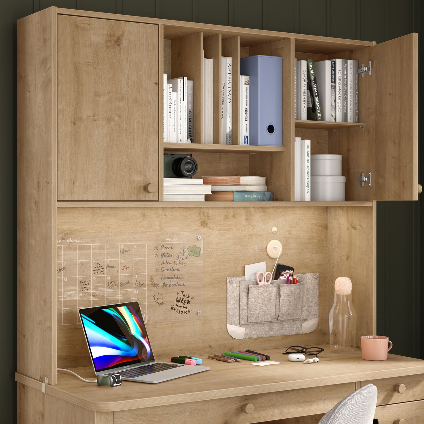 Schreibtischaufsatz Mocha Breit #2