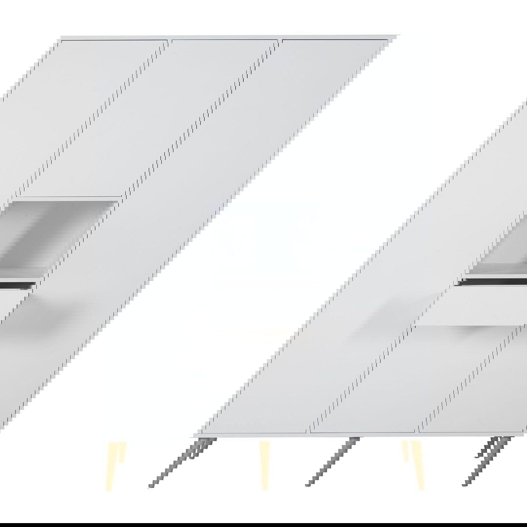 Kleiderschrank Cocoon Ice Weiss, 3-türig 3