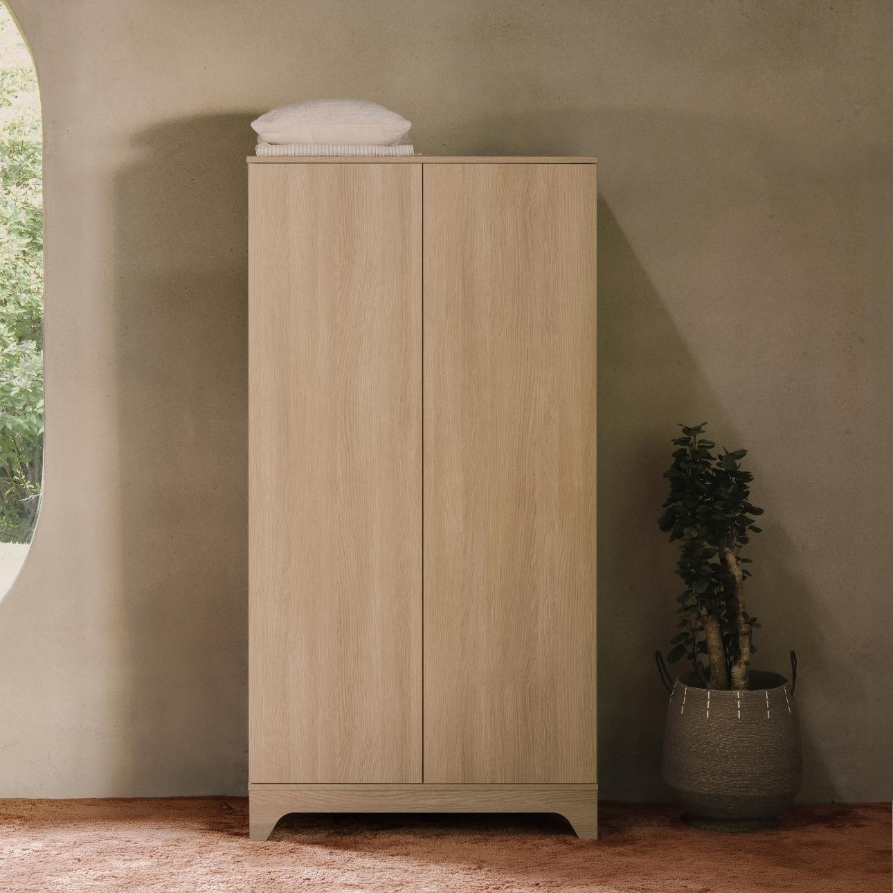 Kleiderschrank Tsugi Honey Ash, 2-türig #2