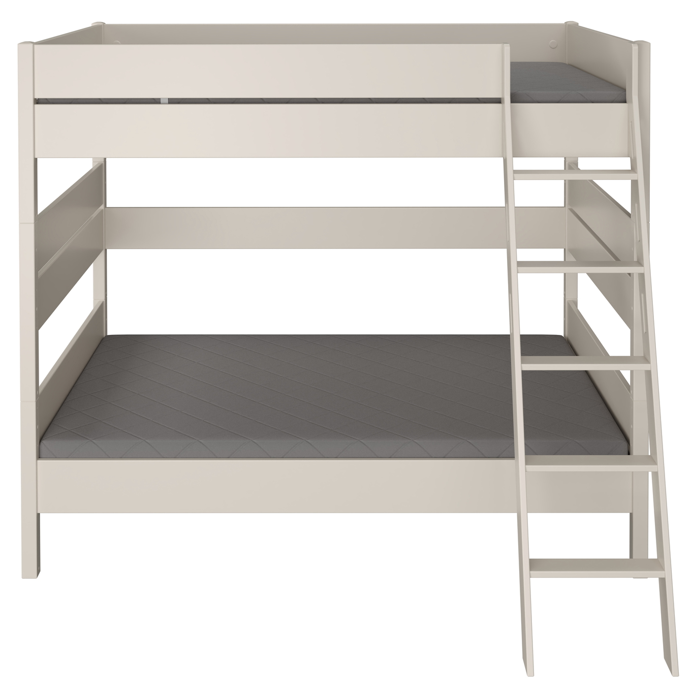 Hohes Etagenbett Tiago Beige, mit Schrägleiter, 120 x 200 cm #2