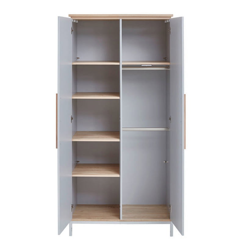 Kleiderschrank Benne 2-türig 3