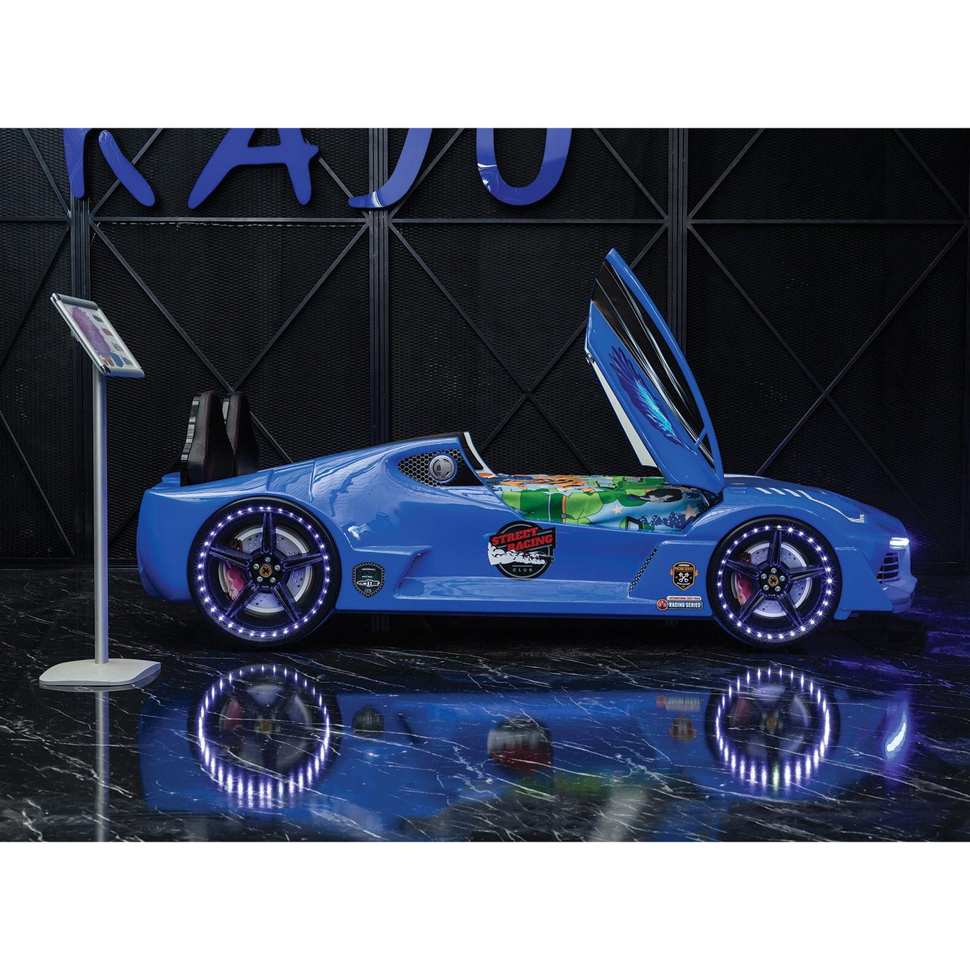 Autobett Speedster Blau 10