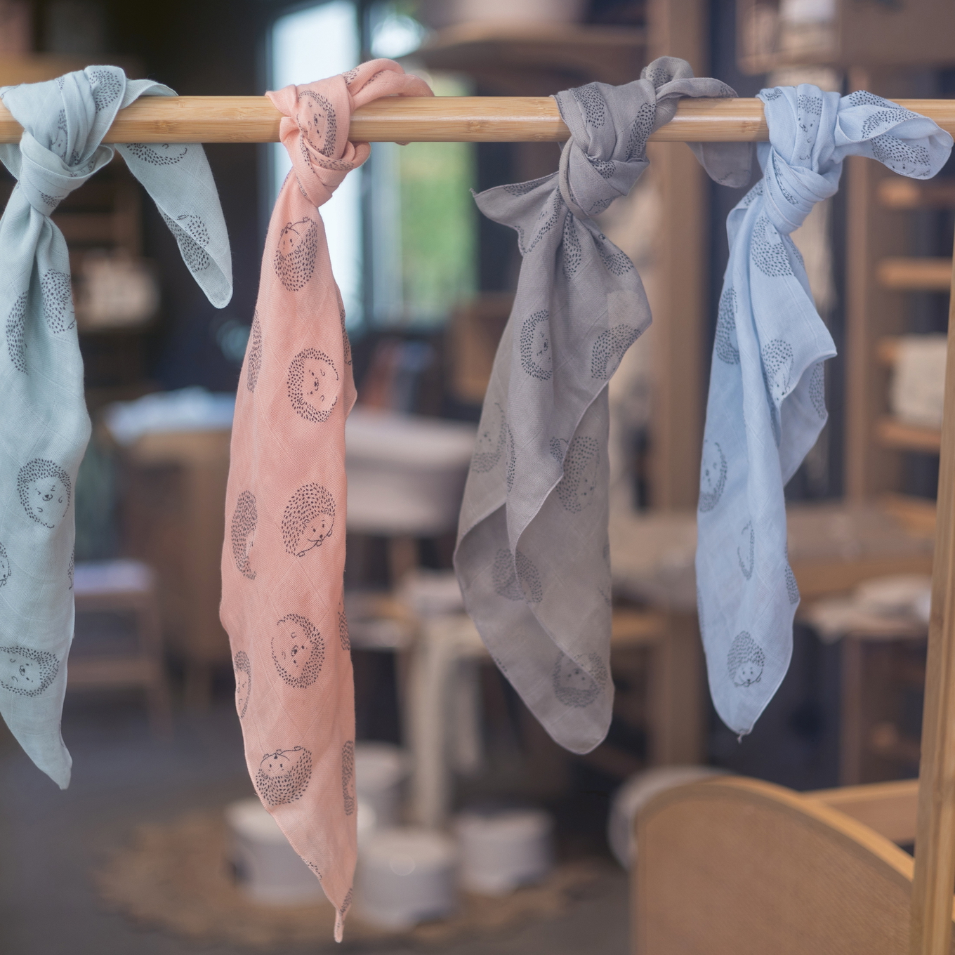 Gaze Spucktuch Sky Blue 4