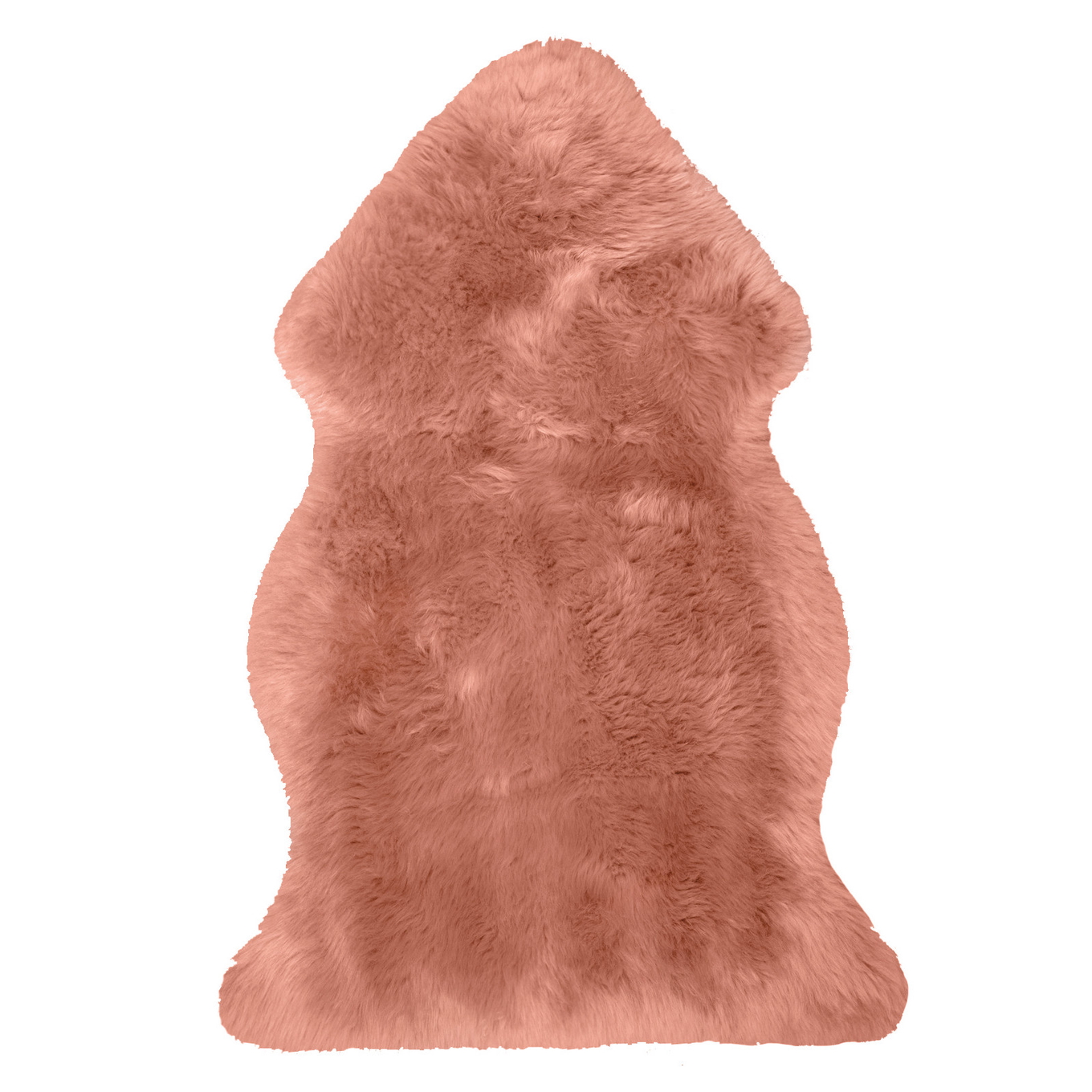 Lammfell ungeschoren rosa
