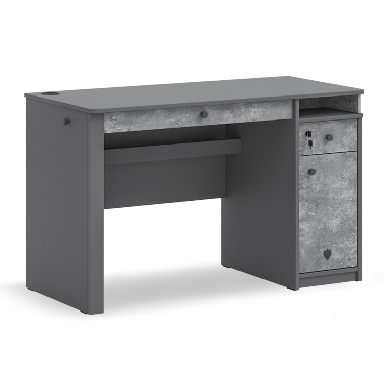 Schreibtisch Space Gray Breit