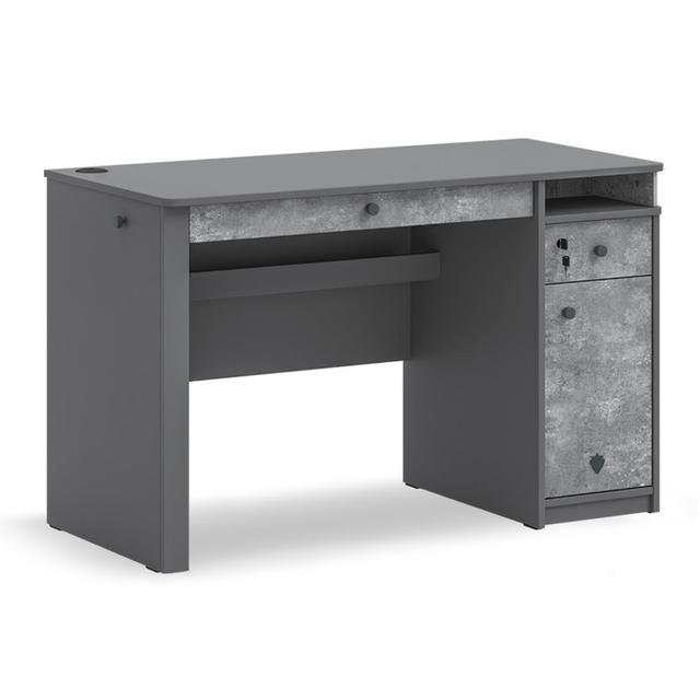 Schreibtisch Space Gray Breit