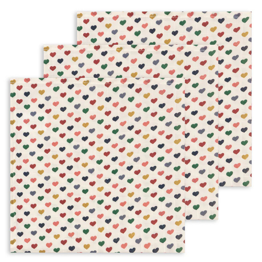 Spucktücher Herze 3er Set