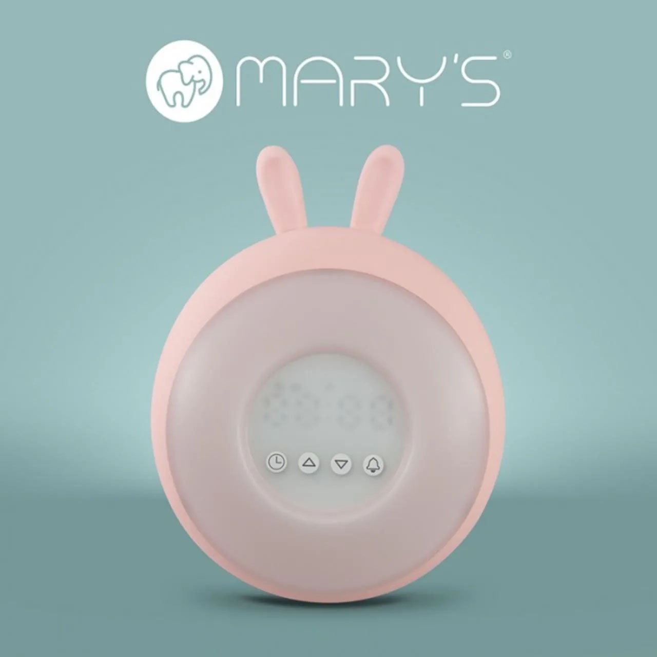 Wecker / LED Lampe Hase Pink 3