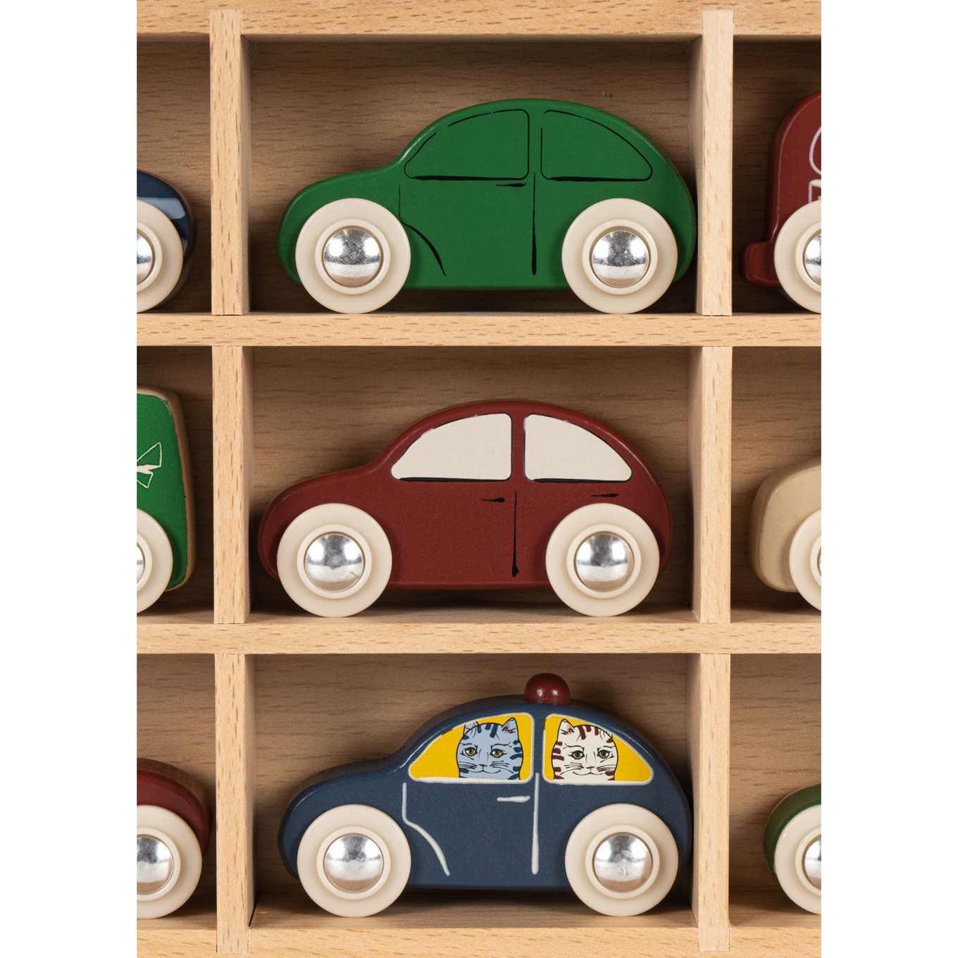 Holzspielzeug Mini Autos 5