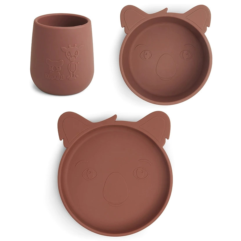 Silikon Geschirrset Judi Mahogany