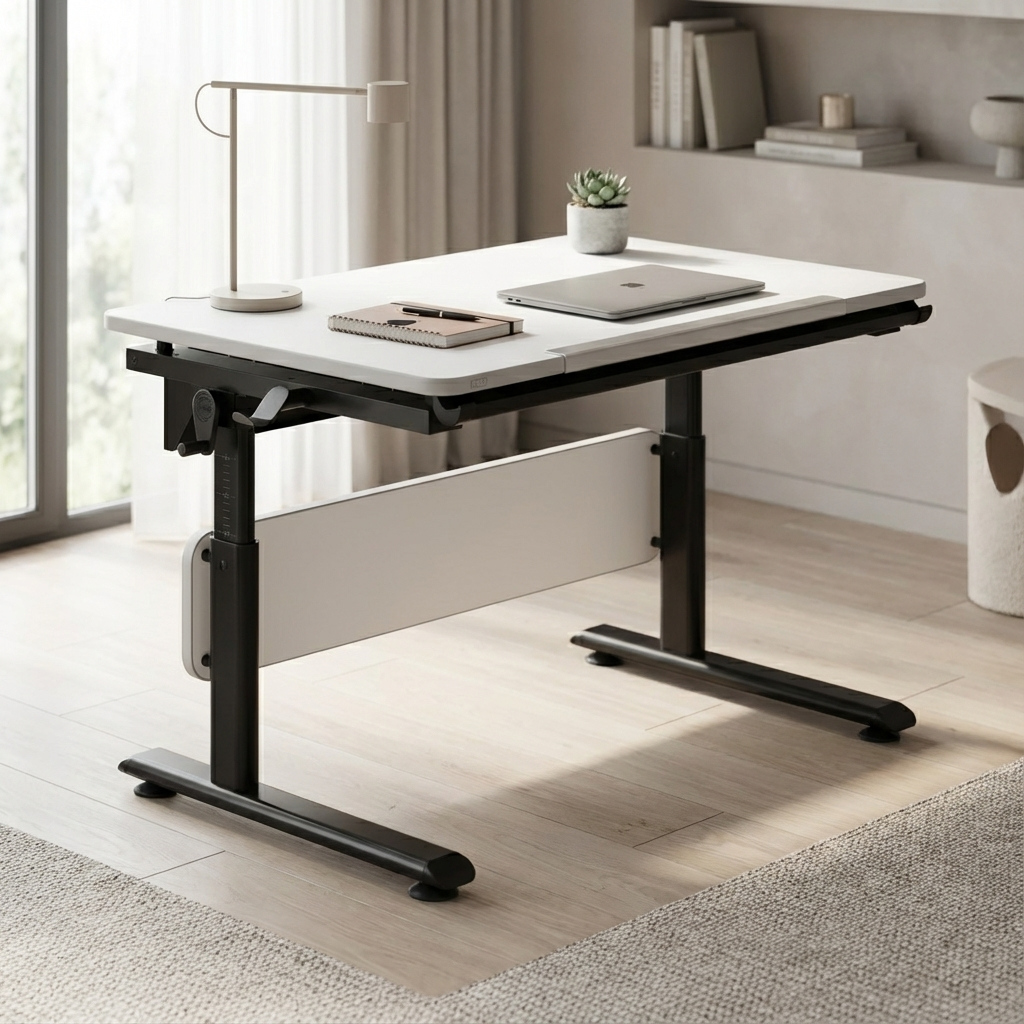 Schreibtisch Diego 105 Schwarz Weiss #2