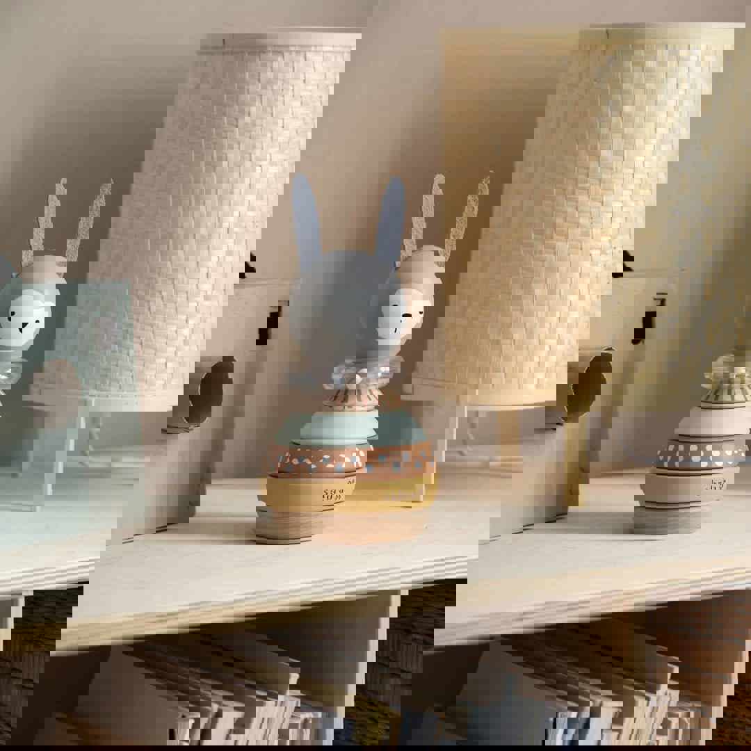 Stapelspielzeug Woodland Hase 4