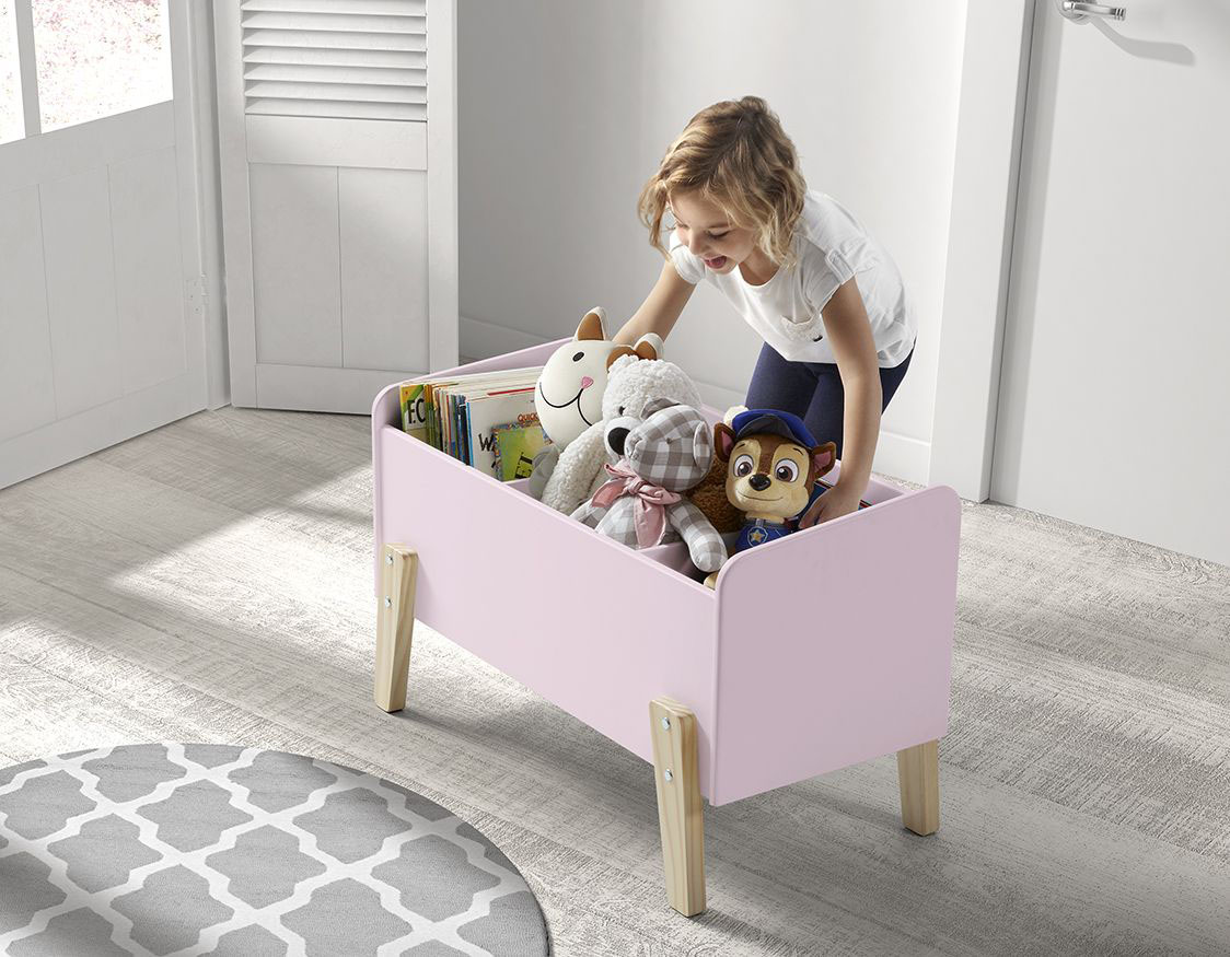 Kinderzimmer Kiddy 4-teilig Set B Rosa 6