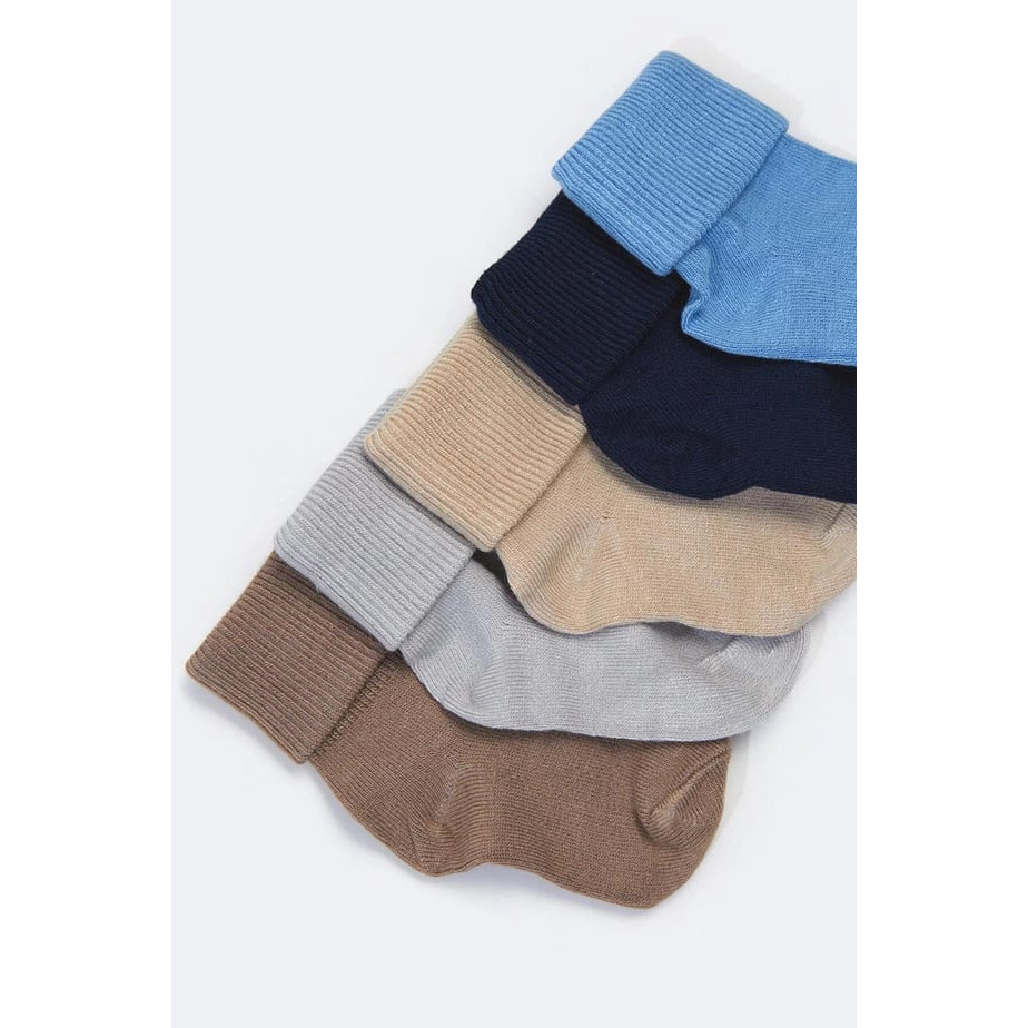 Socken Bambus Baby Blau 5er Set 6-12 Monate 3