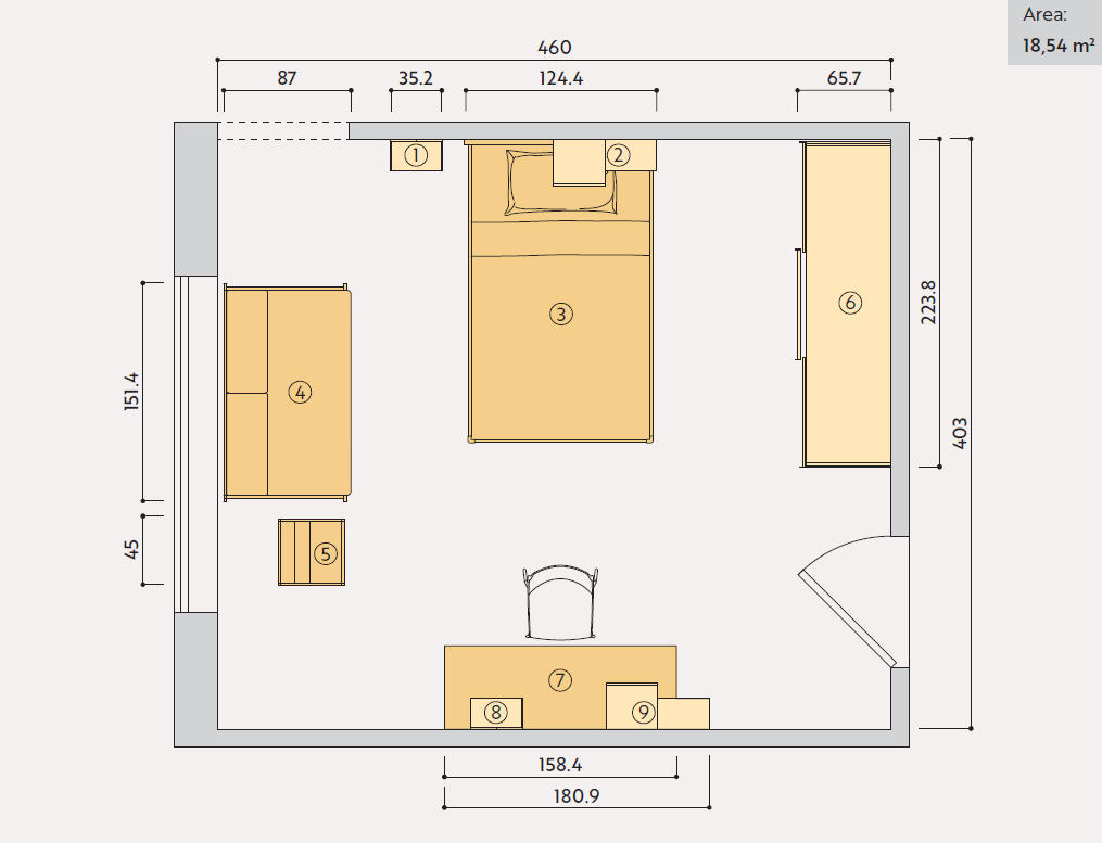 Kinderzimmer Bloom Surf Set 10