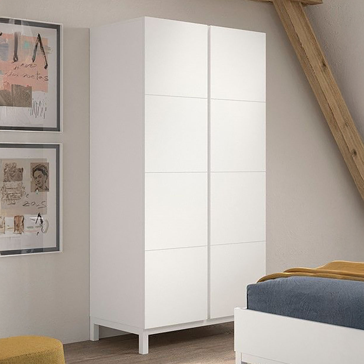 Kleiderschrank Eva 2-türig 2