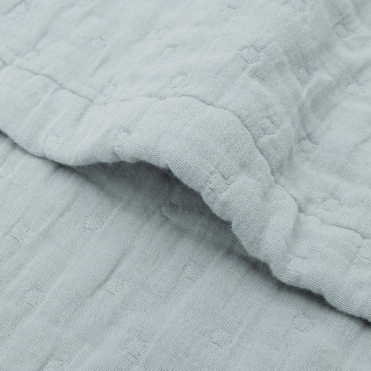 Babydecke Jacquard Sea Green 2