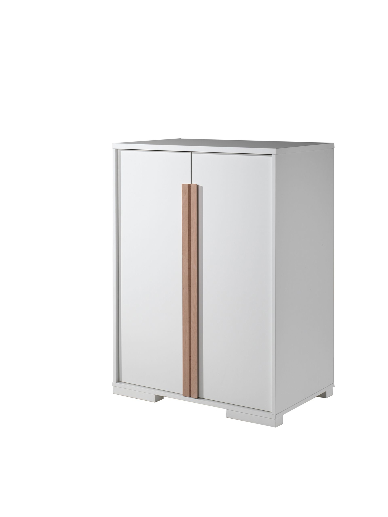 Halbhohes Bett London 2-teilig Set Weiss 6