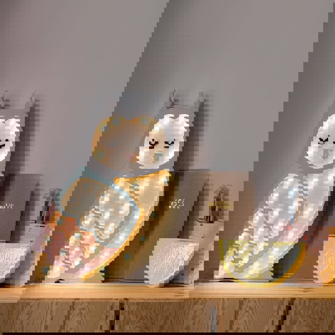 Nachtlampe Eule Pastel Rainbow 3