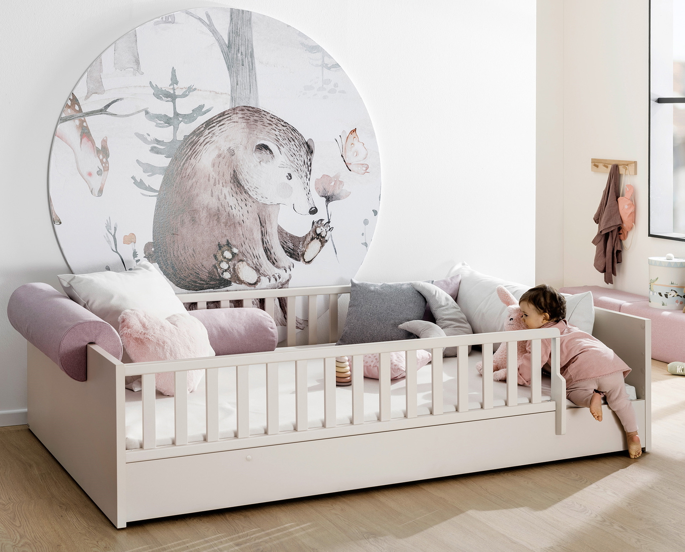 Bett Little Flo Beige, 90 x 200 cm 5