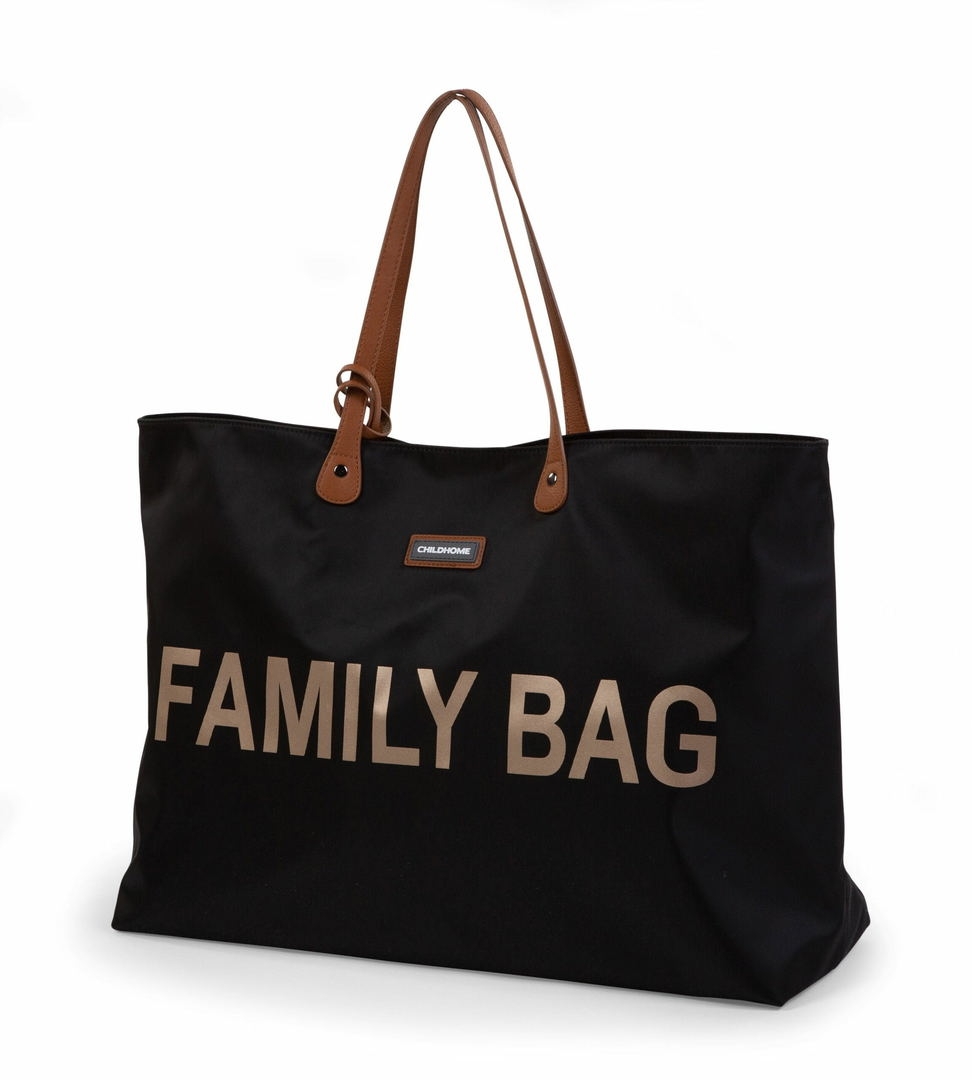 Family Bag Schwarz Gold 5