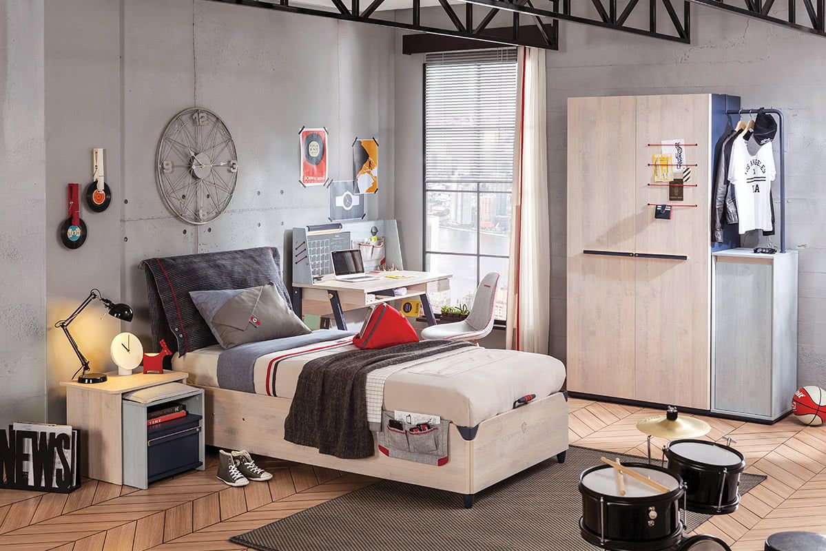 Kleiderschrank Trio 2-türig 3