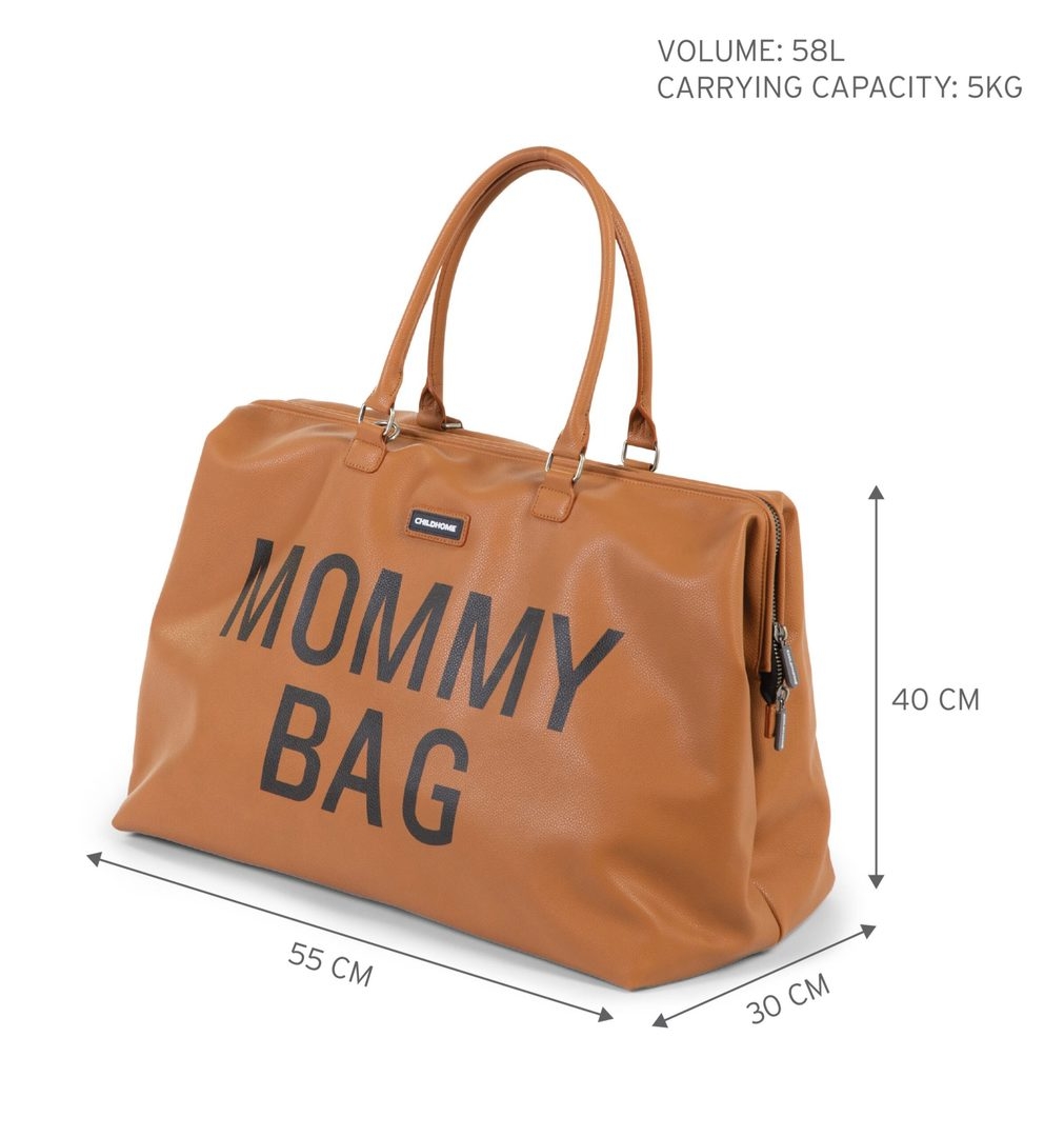 Mommy Bag Lederlook Braun 6