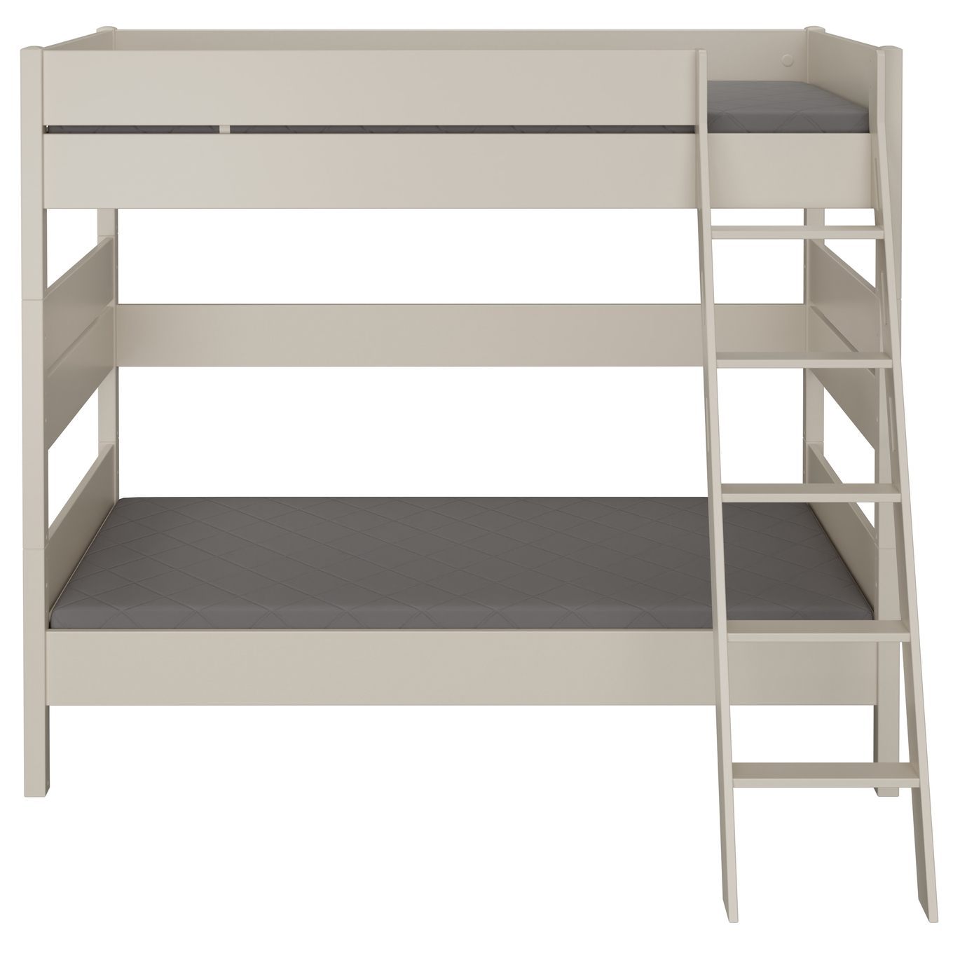 Hohes Etagenbett Tiago Beige, mit Schrägleiter, 90 x 200 cm #2